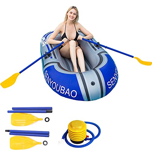EXCLUZO Canoe 1-rson Boat Set Kayak Set with Paddle and Air Pump