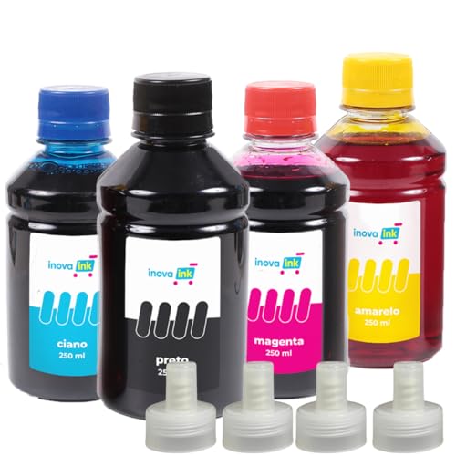 Kit 4 Tintas Para Impressora L4260 250ml Inova Ink