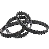 De color negro SANKUAI 1pcs 39 7dl-540dl Cinturón de Tiempo Doble Lateral Cinturones sincronos dentados de Doble Cara Ancho 20mm 25mm (Color : 397DL, tamaño : 1pc 25mm)