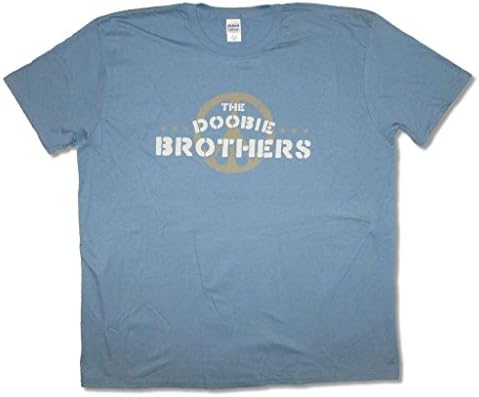 Doobie Brothers Far from Home Tour NJ-TX Blue T Shirt Adult