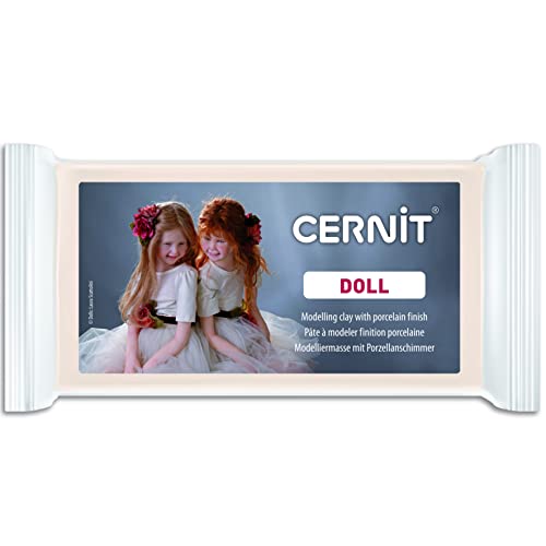 CERNIT PÂTE POLYMÈRE DOLL COLLECTION 500 G ROSE BEIGE