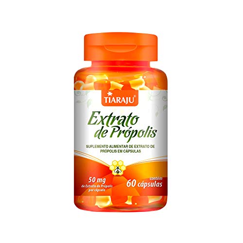 Extrato de Própolis 50mg - 60 Cápsulas - Tiaraju