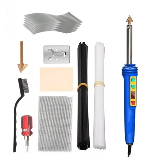 Soldadores Soldador eléctrico de 100 W para reparación de parachoques de PVC, herramienta de planchado de cuero de calentamiento rápido