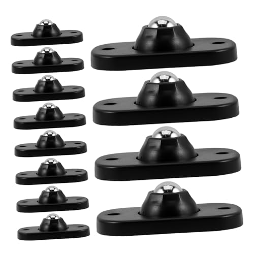 Ipetboom 16pcs Mini Self Adhesive Castor Wheels for Appliances Furniture Rollers Swivel Appliance Casters Easy Movement Adhesive Casters Rollers for Kitchen Home Use
