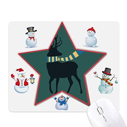 Tapis de souris bonhomme de neige évite la fatigue durant le festival de Noël