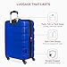 SwissGear 7366 Signature Hardside Expandable Luggage with Spinner Wheels, TSA Lock, Cobalt, Checked-Medium 23-Inch