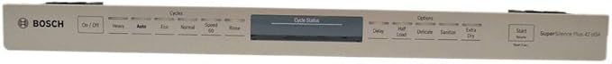 Bosch Touchpad Control Panel - Silver 00775794