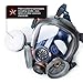 Parcil Distribution Industrial Air Purifying Respirator Mask, Survival, and Chemical PT-100 Full Face Respirator - Activated Carbon Organic Vapor Particulate Respirator Mask with Filters - CE Tested