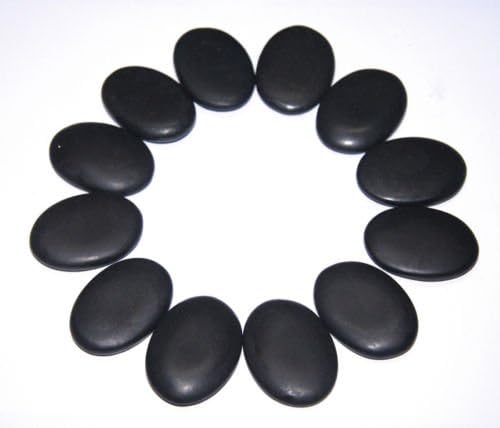 12pcs Hot Stone Massage Basalt Rocks Ova Small Stones