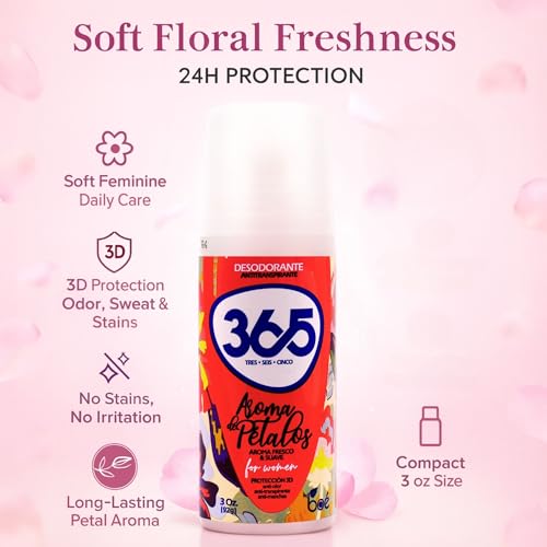 365 Aroma a Pétalos Desodorante Antitranspirante 3 oz miniatura 2
