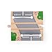 Bigjigs Rail Level Crossing - Other Major Wooden Rail Brands are Compatible