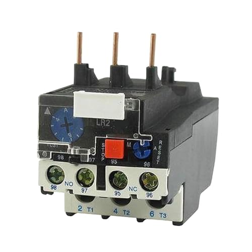 Relé de sobrecarga térmica JR28-25 6A protector bimetálico trifásico con contactos 1NA+1NC