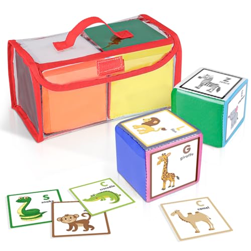 Image of Godery DIY Education Playing Game Dice, Pocket Cubes for Teaching (Set of 2)
