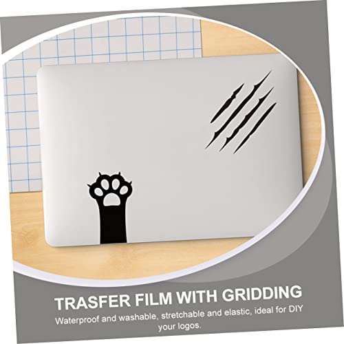 Operitacx 2 Rolos Transferência Adesiva Filme Transfer Para Vinil Guarnição Do Carro Adesiva Transpa