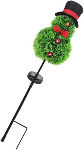 Uonlytech Luces solares de Navidad luces decorativas para exteriores decoración de exteriores decoraciones Navideñas para exteriores estacas de