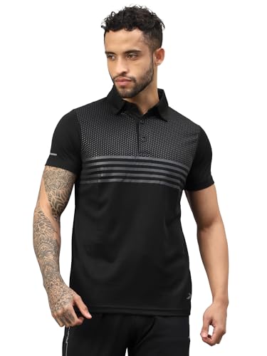 Image of VECTOR X OMT-258 Men's Water Printed Polo T-Shirt