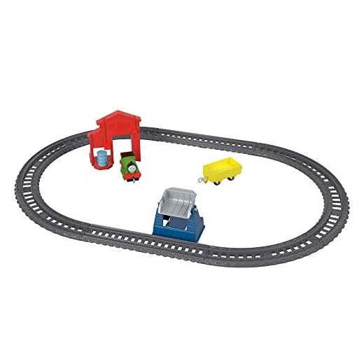 Thomas & Friends GFJ77 Trackmaster Push Along Percy's Barrel Drop, Metal Train Engine Playset, Multicolour