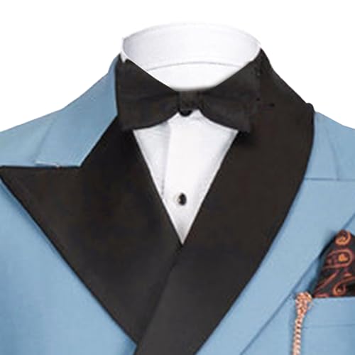 JEsilunmaMY Men's Stylish Groom 2 Piece Suit Set Peak Lapel Slim Solid Blazer Jacket Pants Business Wedding Prom Tuxedo Suits2