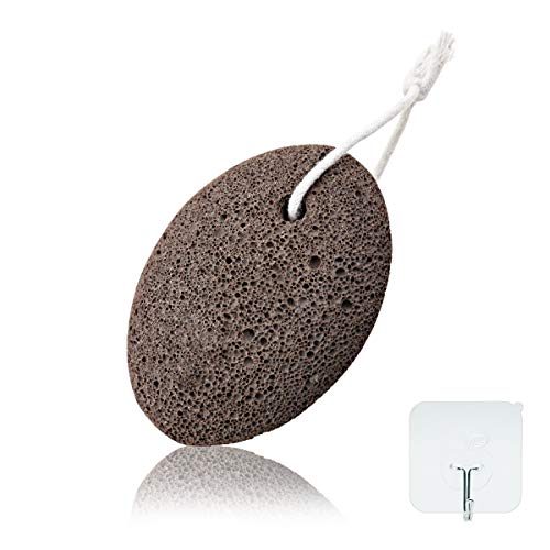 Pumice Stone Lava Foot Scrubber - Airdom Natural Earth Volcanic Lava Wet Back Exfoliating Rock for Feet Heel Toe Scrubber Pedicure Massage Spa and Foot Dead Skin Callus Corn Remover Tool