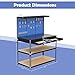 Goplus Workbench with Drawers, 48