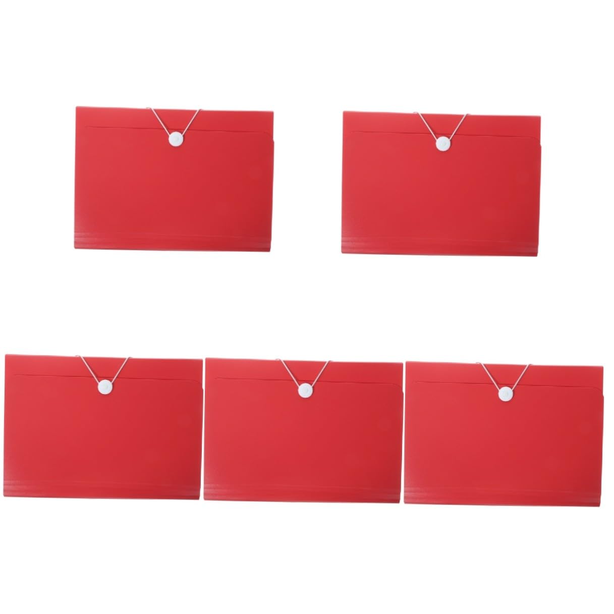 5 Piezas Carpeta Organizadora de Documentos A4 13 Compartimentos, Bolsa de Almacenamiento de Archivos Multifuncional en Color Rosa, Organizador Portátil para Oficina y Estudio