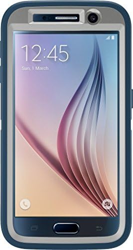 OtterBox Defender Series Case for Samsung Galaxy S6 - Retail Packaging - Casual Blue/Powder Grey/Blue