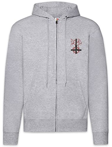 Sweat à capuche zippé avec impression textile durable homme