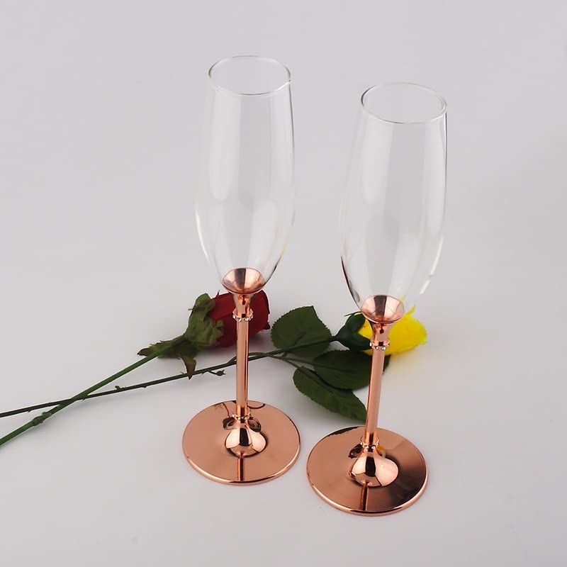 Copas de champán de boda como regalo ideal para aniversarios de novios 4