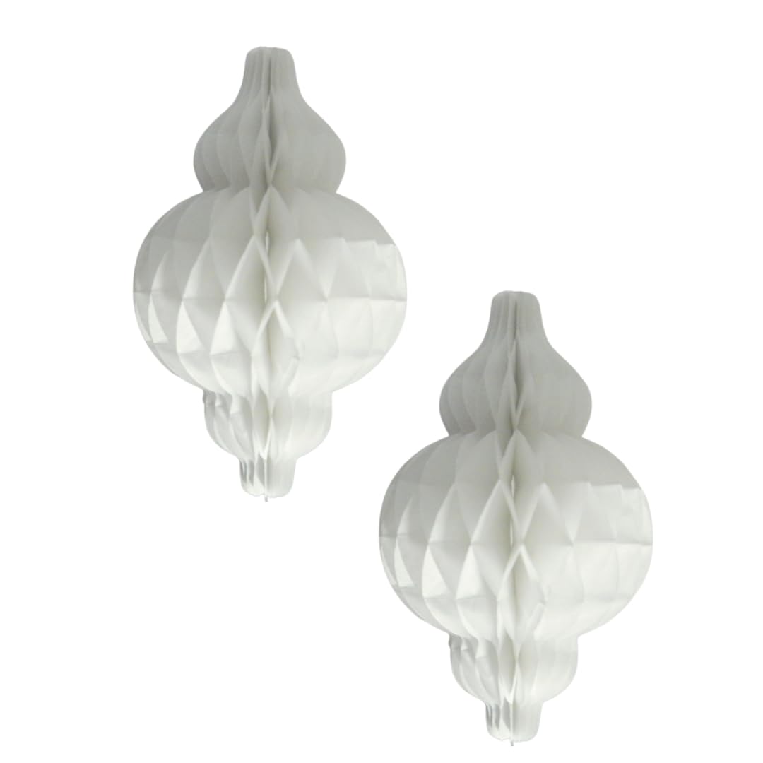 Peacock Supplies White Lantern Honeycombs (2Pk)