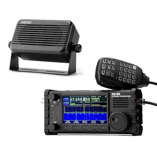 [with GY03 Speaker] Xiegu X6100 HF Transceiver, 10W Full Mode SDR...
