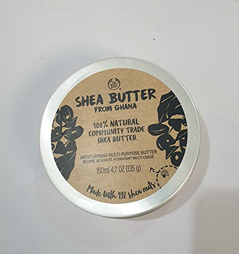 The Body Shop Shea Butter 100% Natural, for dry Skin, Green Scent, Vegan - Image 2
