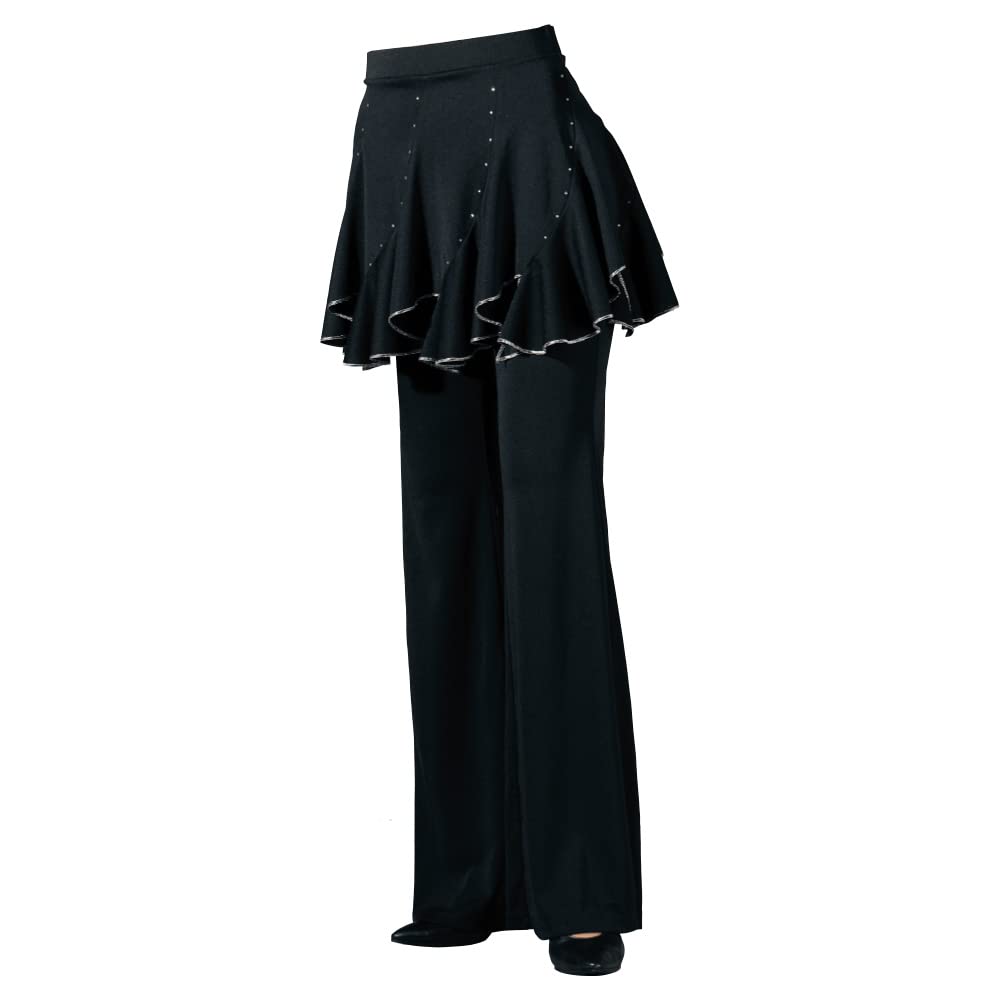 Amazon.co.jp: [アビバーレ] エスカルゴスカート付きパンツ 黒 S