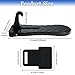 Car Door Step with Latch Protector, Extended Foldable Aluminum Alloy Car Step, Thickened Rubber Gasket for Car Door Step Hook Stand on Both Feet Universal Roof Rack Access 500lbs Capacity - Black