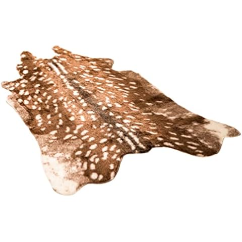 YARNOW Faux Sika Deer Area Rug Cover