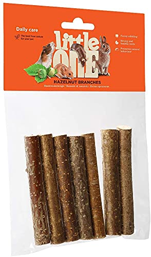 Little One Nibble Hazelnut Branches. Option for Grinding Down Teeth 7PCS