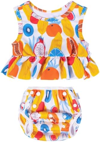 babygoal Baby Girl Swimsuits with Reusable Swim