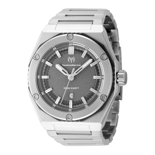Montre Analogique Technomarine Coral TM-416074 Quartz en Acier Cadran Gris
