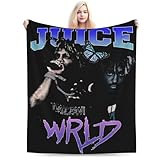 Juice Music Wrld Blanket Warm Soft Comfy Lightweight Throw Blanket Sofa Bed Couch Home Room Decor Blankets 40'X30'