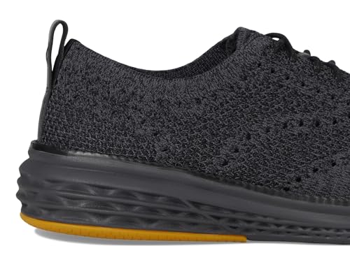 Cole Haan Men's Grand Hurrion Stitchlite Wingtip Oxfords, Black/Periscope/Black, 9-M US