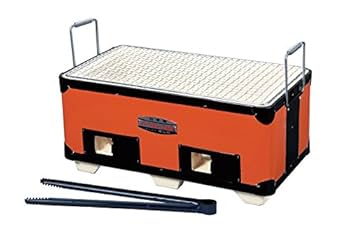 Amazon.co.jp: キンカ 角型コンロ（七輪）B4☆W375 アウトドアで