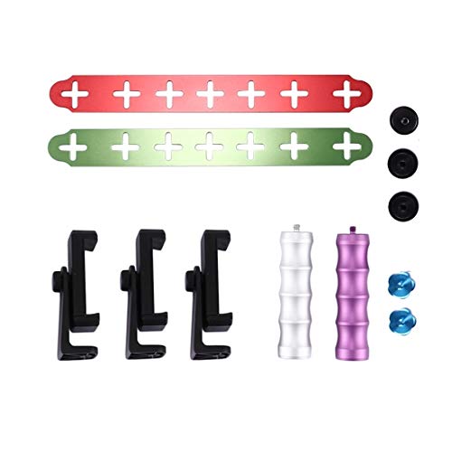Support de diffusion smartphone LLD à triple clip pour vlogging stable - 6