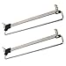 Produktbild 2 x SO-TECH® Kleiderbügelhalter Kleiderbügelauszug ausziehbar 300 mm Kleiderbügelhalter Garderobenhalter Kleiderhaken ausziehbar | Stahl vernickelt | 4 Größen | Länge 250-500 mm
