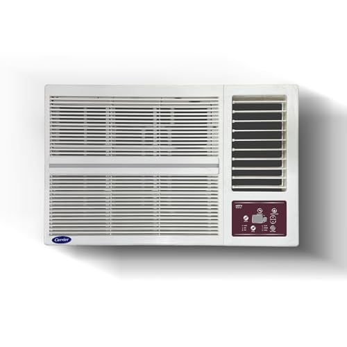 Image of Carrier 1.5 Ton 3 Star, New Star rated, Inverter Window AC (Copper, Turbo mode for Faster Cooling, Energy Saver Mode, Dry Function, Auto Timer and Dust Filter,New star Rating, Estra Gxi (P)-CIW19SC3R36F1, White)