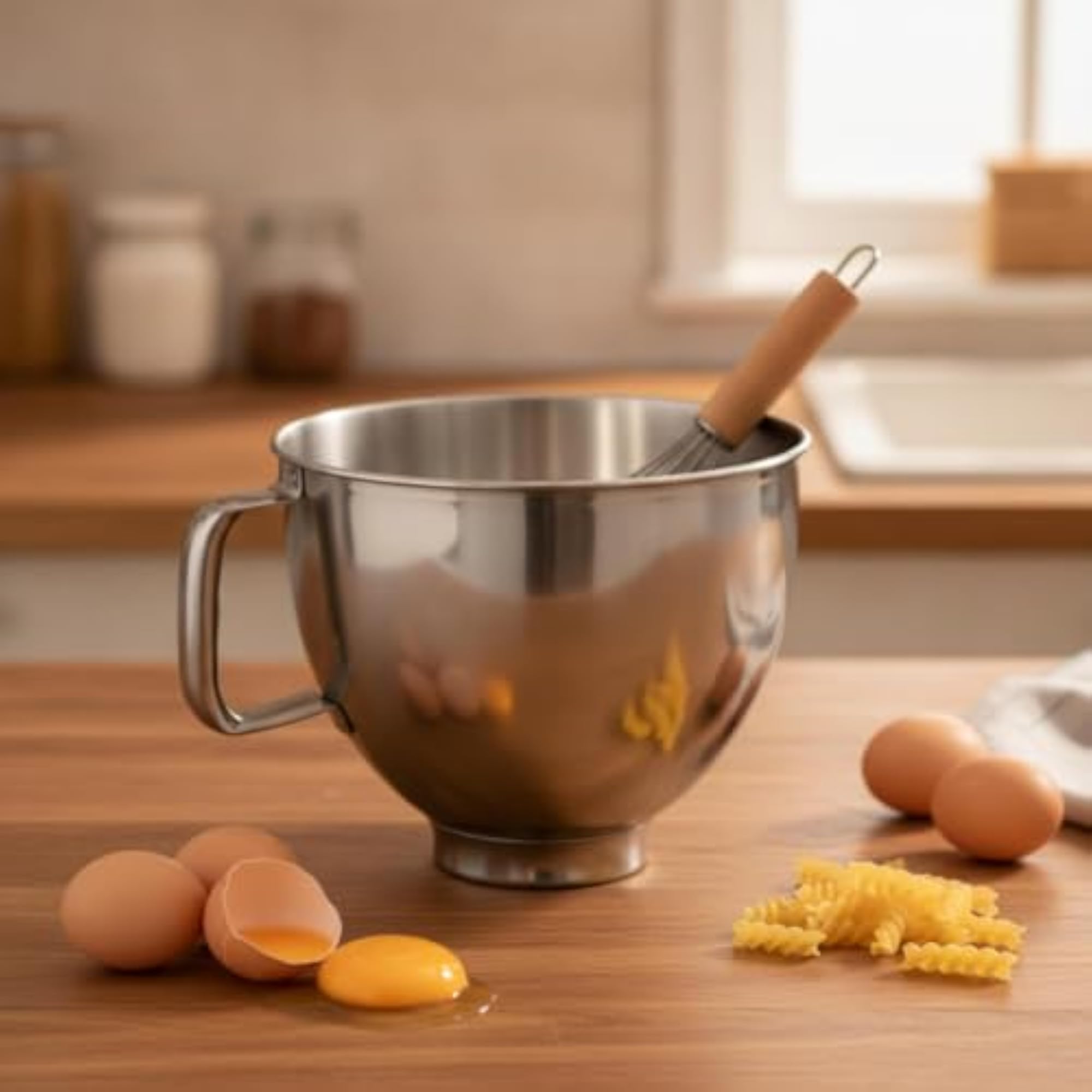 Handled Stand Mixer Bowl for Culinary Creators, Kitchen Use