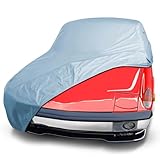 iCarCover Premium Car Cover for 1965-1988 Porsche 912, 914, 924 Heavy Duty Waterproof All-Weather Automobiles Custom Fit Indoor Outdoor UV Snow Protection Covers with Straps and Bag