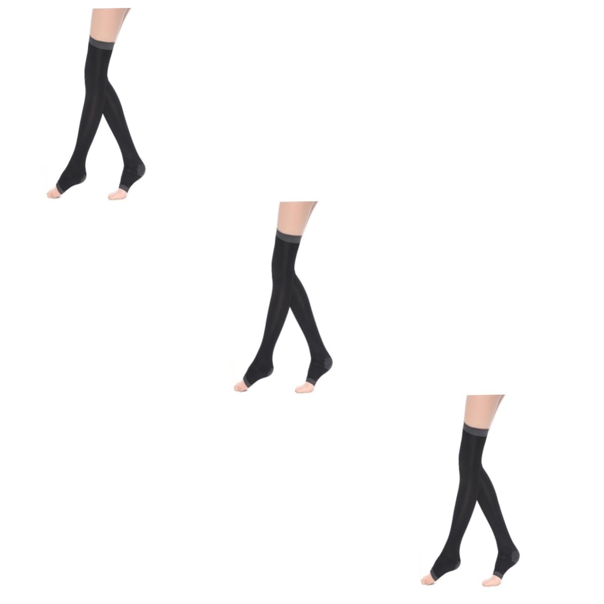 Holibanna 3 Pairs Lady Stockings Women Stockings Sleeping Stockings Compression Stockings