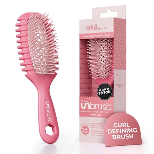 Image of FHI Heat UNbrush Curl Collection for Pain-Free Brushing & Curl Enhancing Styling for Curly Hair Types - Use on Wet Hair Only