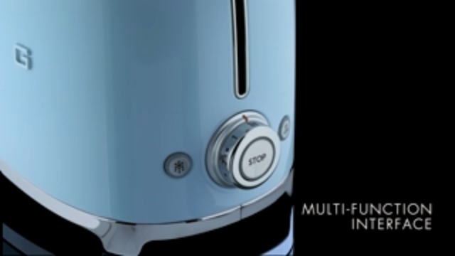SMEG トースター クロム Smeg 2-Slice Toaster - Chrome | ECS Coffee Inc.