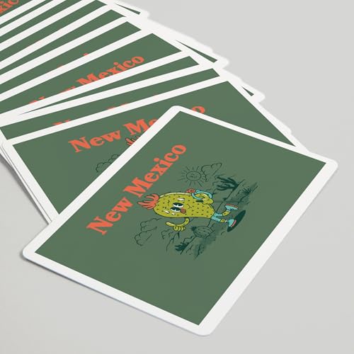 Lantern Press New Mexico Baraja Poker 52 Cartas miniatura 5