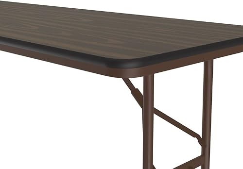 Miniatura 320 de Correll - Mesa plegable de altura ajustable y resistente, parte superior laminada de alta presión, fabricada en Estados Unidos, delantal de acero
